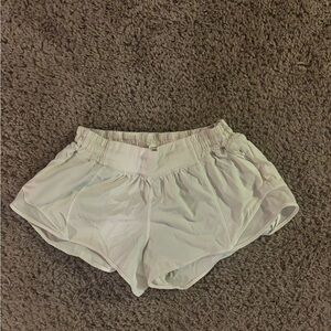lululemon athletica white Athletic Shorts